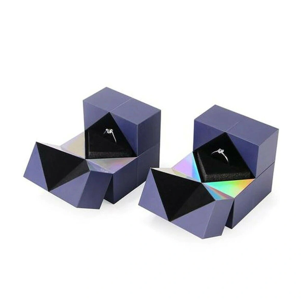 1pc Creative Engagement Ring Box Jewelry Storage Box Jewelry Gift Packing Box