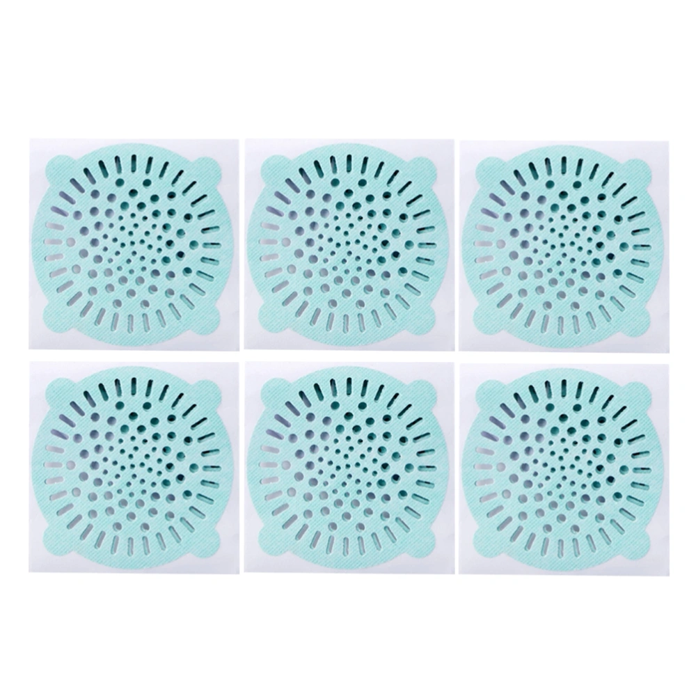 20pcs Filter Screens Disposable Drain Sticker Hair Filter Floor Drain Sink Bathroom Cleaning Paper Drain Stopper Non-woven Fabric Disposable Anti-block Filter Screen(Green/Small/10cm)