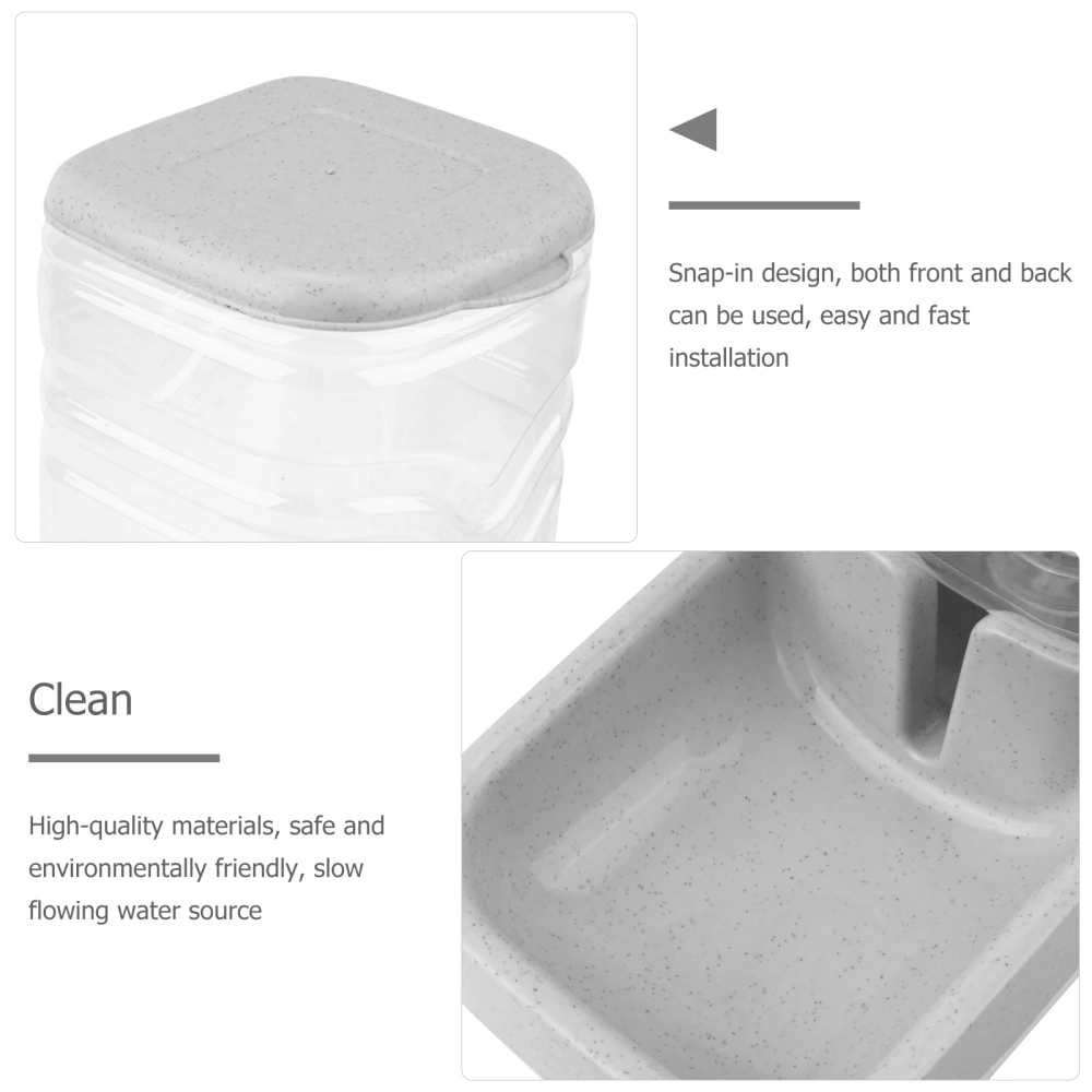  Automatic Pet Water Dispenser Plastic Drinking Bowl Practical Water Feeder