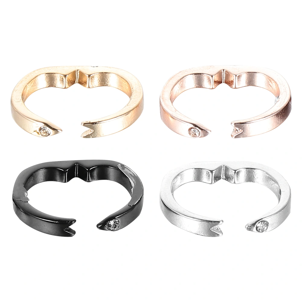 4Pcs Magnetic Rings Lymphatic Drainage Magnetic Rings Magnetic Therapy Rings Finger Ring Decors