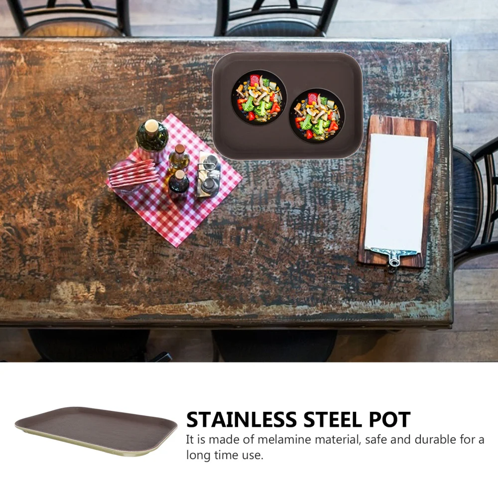 Hotel Use Tray Melamine Tray Food Tray Anti-skid Tray Coffee Shop Tray