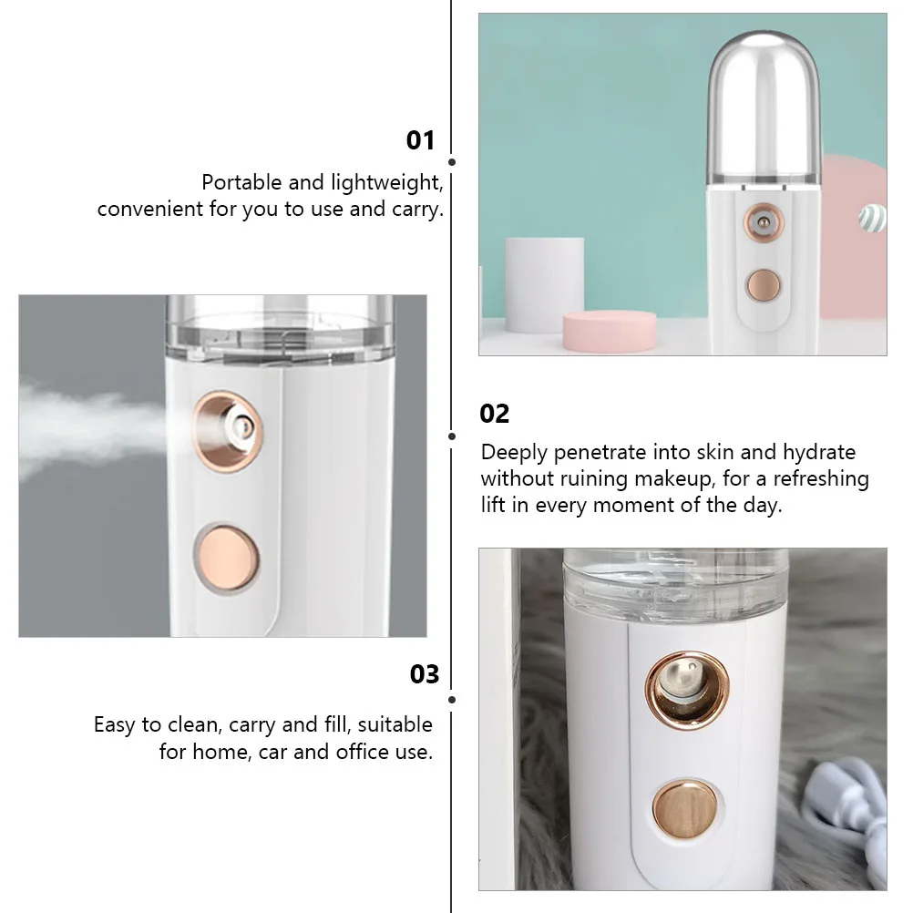 1Pc Nano Facial Steamer Facial Humidifier Handheld Beauty Instrument Humidifier
