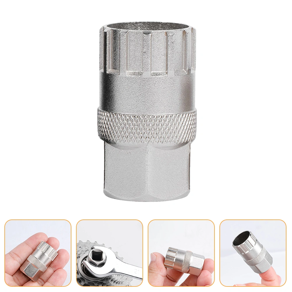 Bike Freewheel Removal Tool Cassette Lockring Socket Bicycles Repair Accessory