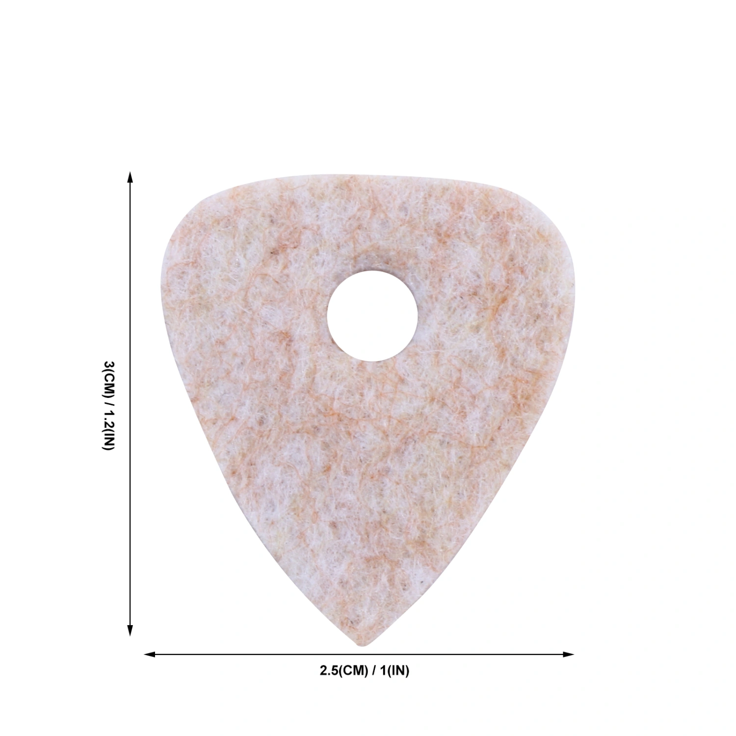 8pcs Felt Ukulele Plectrum Ukulele Picks Ukulele Accessory (Beige, Gray)