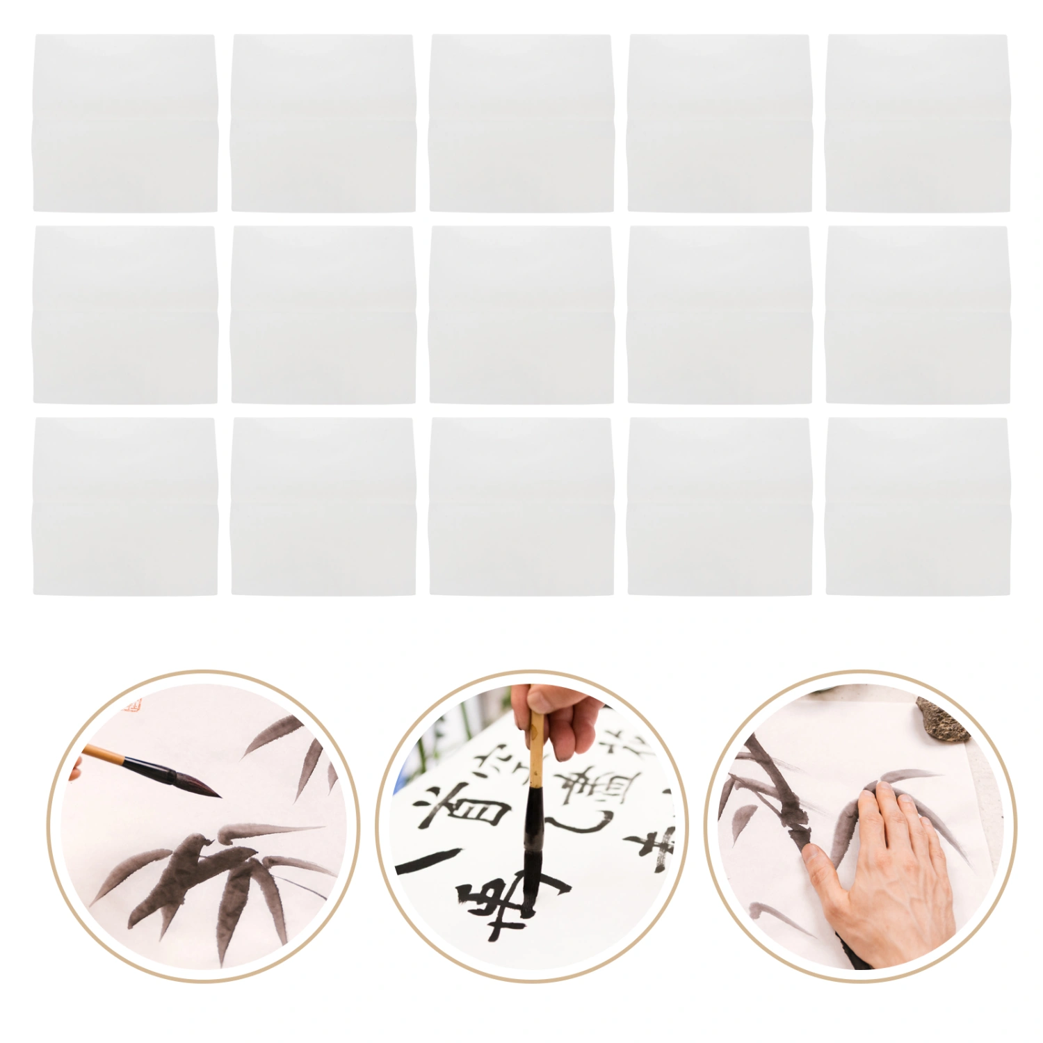 100pcs Calligraphy Paper Chinese Painting Rice Papers DIY Chinese Art Paper