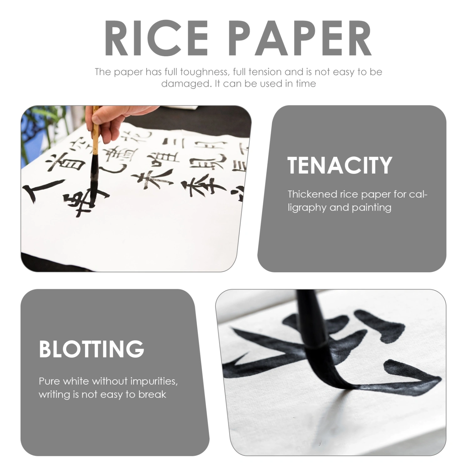 100pcs Calligraphy Paper Chinese Painting Rice Papers DIY Chinese Art Paper