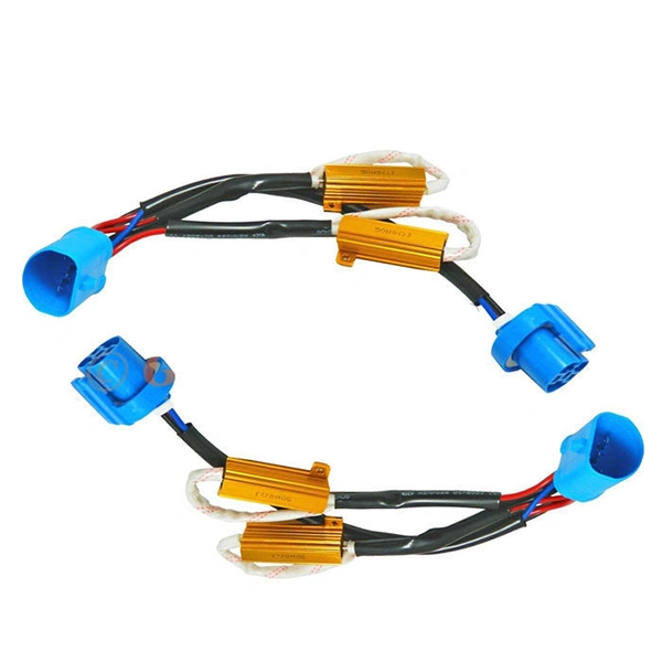 H4 H13 9004 9007 LED Bulb Error Free Warning Canceller Load Resistor 50w 6ohm Non-Flickering