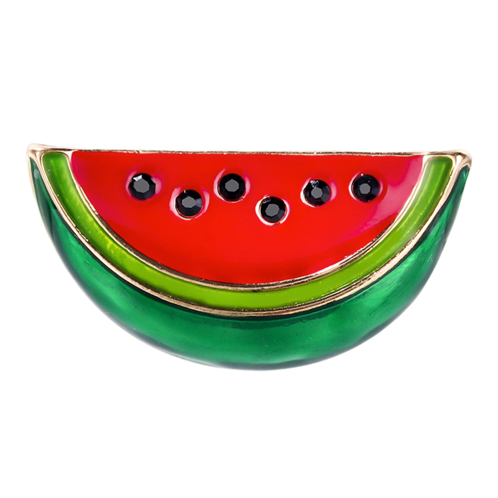 Retro Stylish Personality Alloy Brooch Fashion Jewelry Fashion Watermelon Shaped Brooch