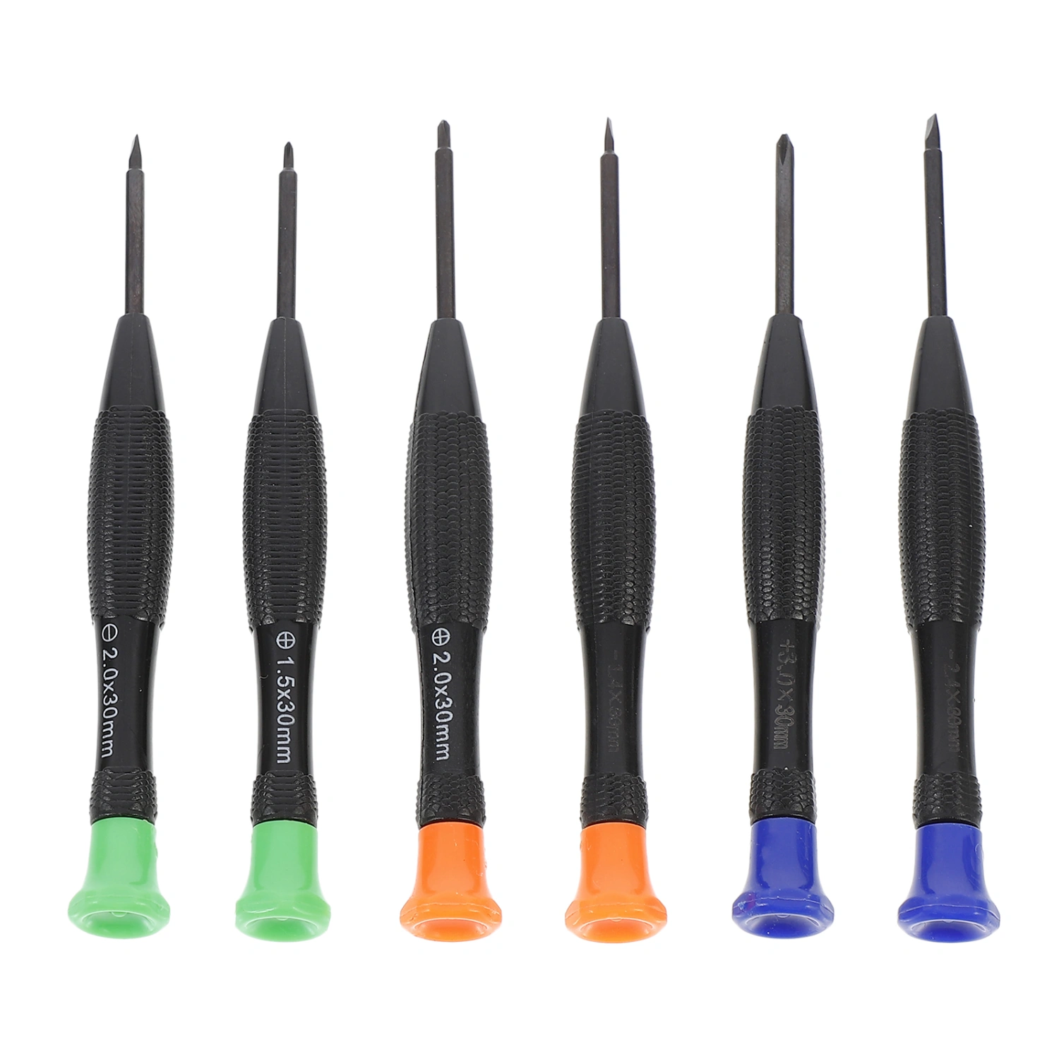 6Pcs Magnetic Precision Screwdrivers Hand Screwdrivers Non-Slip Screwdrivers