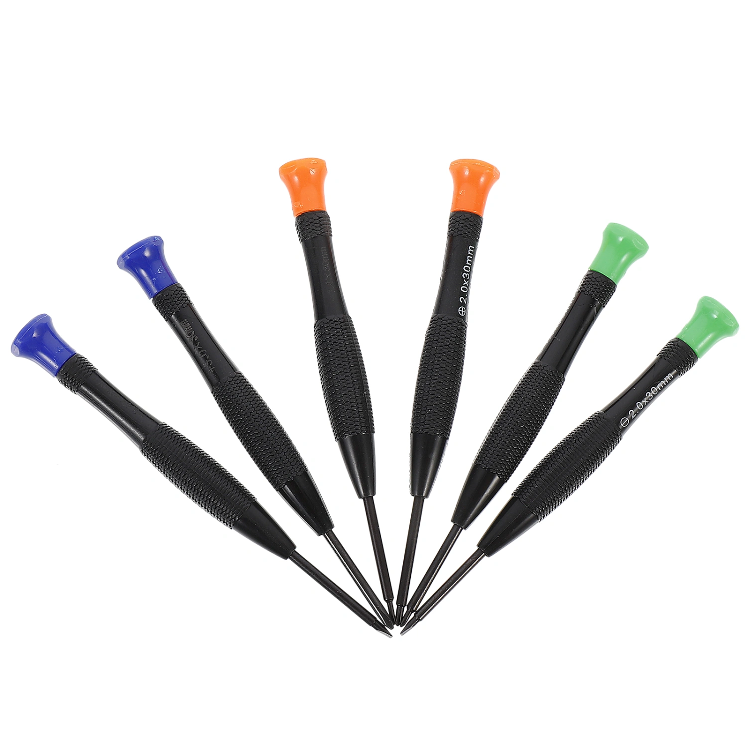 6Pcs Magnetic Precision Screwdrivers Hand Screwdrivers Non-Slip Screwdrivers