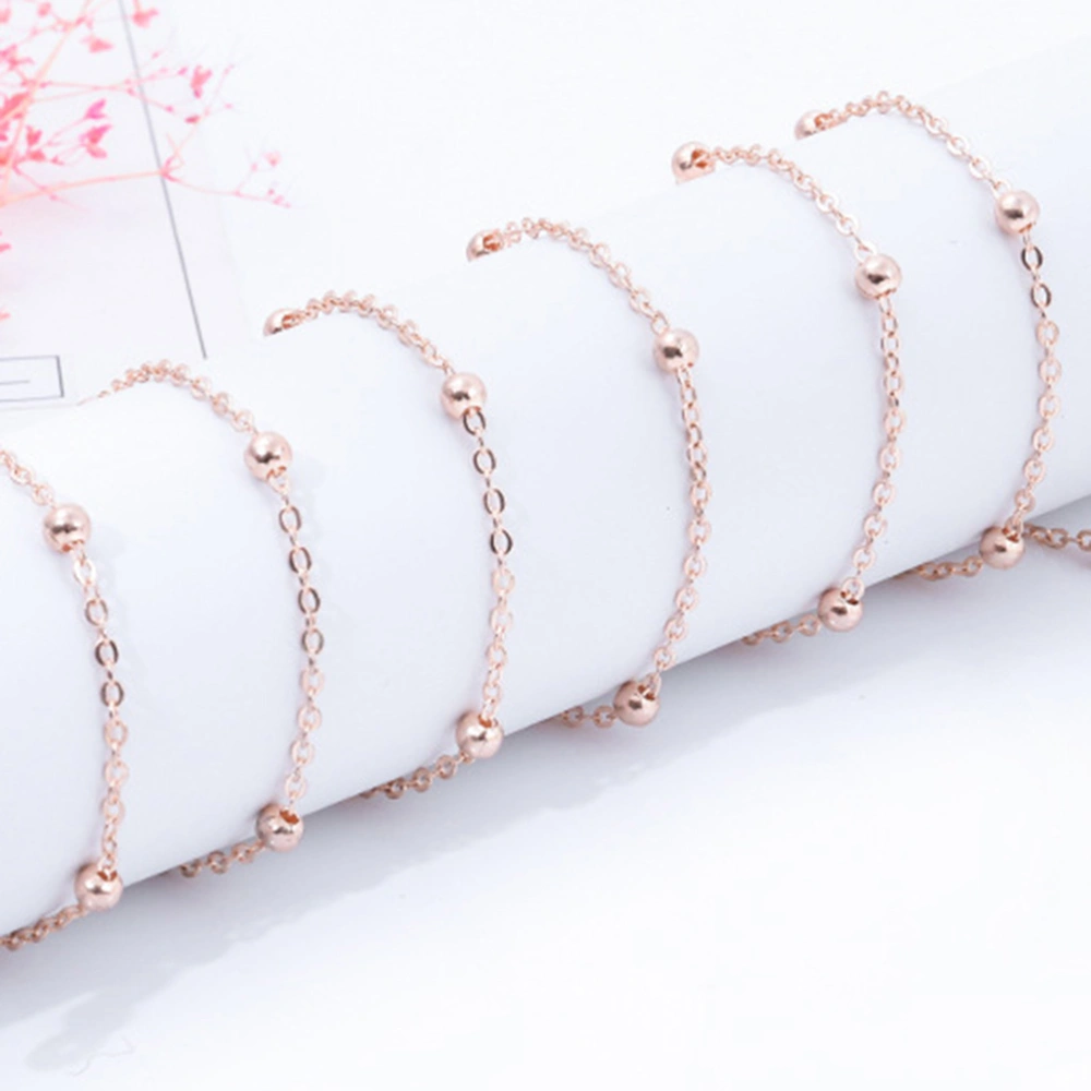 Women Eyeglasses Strap Literary Style Eyeglass Rose Gold Chain Hanging Neck Spectacles Chain Sunglasses Holder Strap Anti-skid Eyewear Retainer