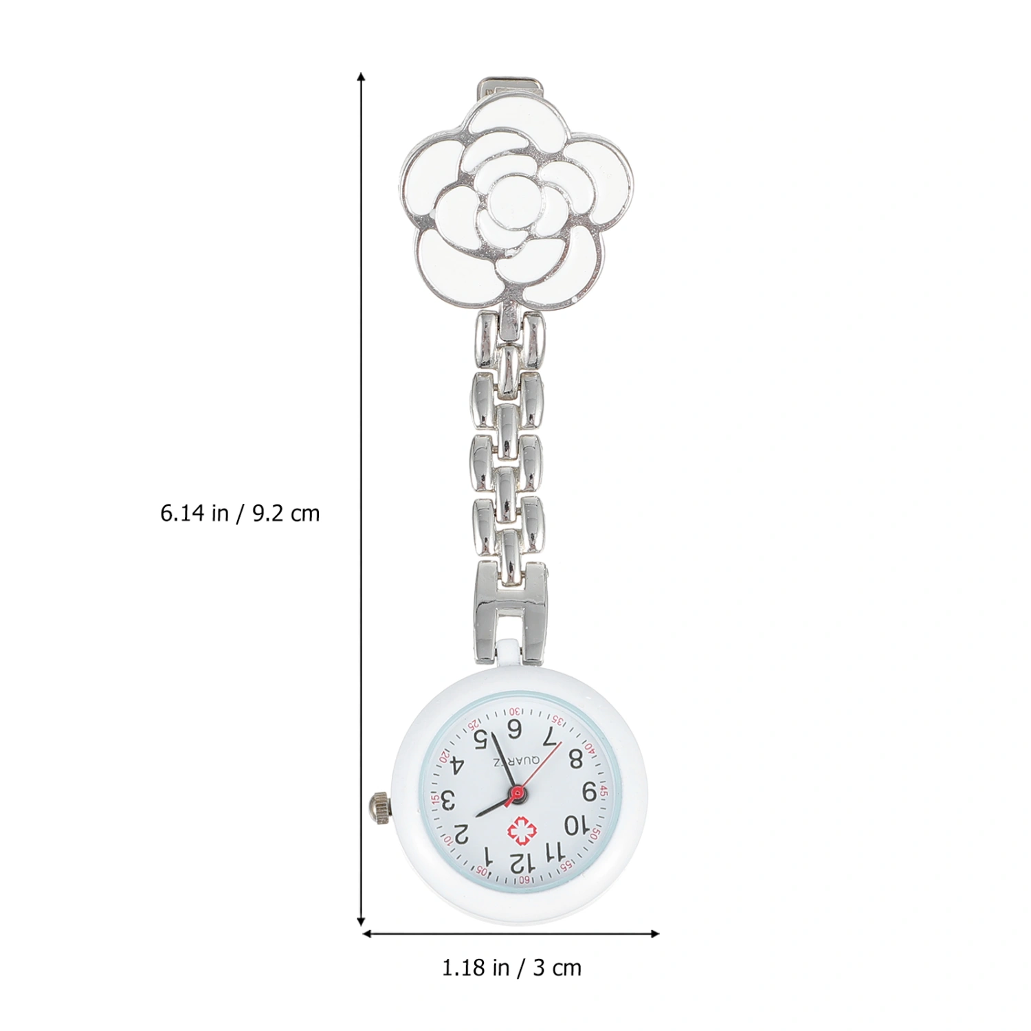  Practical Nurse Watches Convenient Hand Clip-on Retractable Pocket Watch