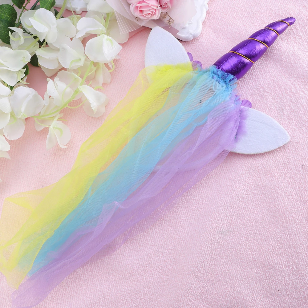 Unicorn Headband Fashion Headdress Colorful Head for Carnival Dance Party (CW7206)