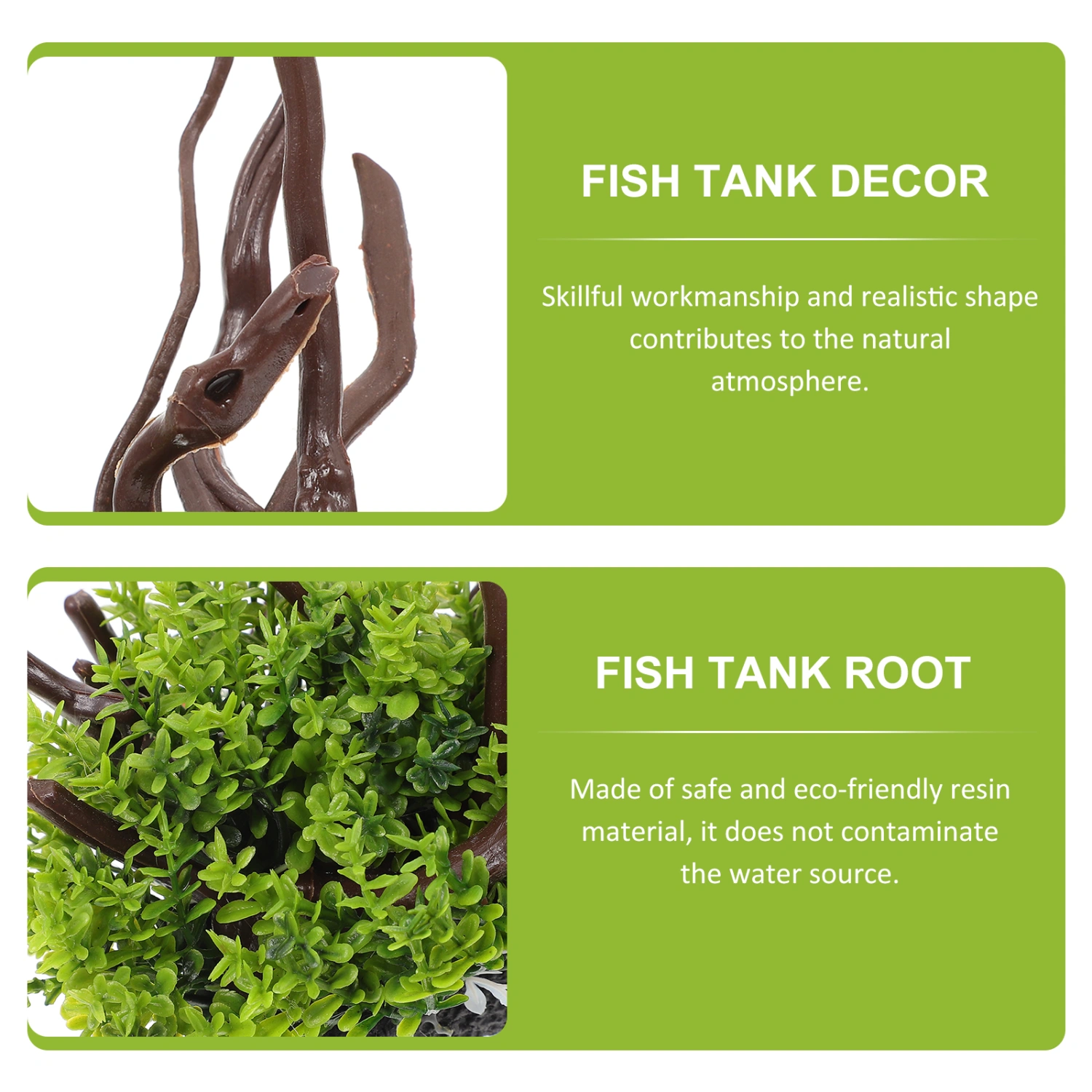 1pc Simulation Root Water Grass Fish Tank Decor Aquarium Landscape Decoration