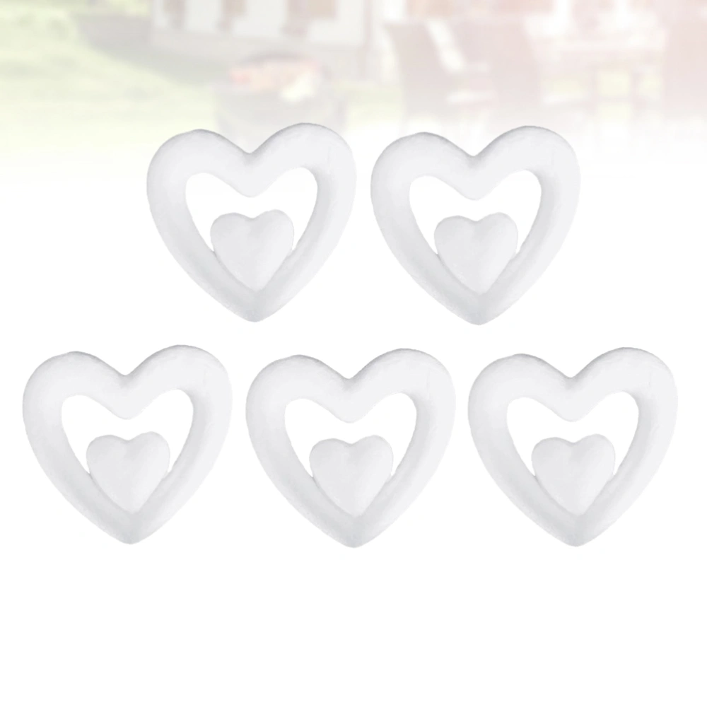 20pcs Double Heart DIY Hanging Decorations Embellishments for Valentines' Day Wedding