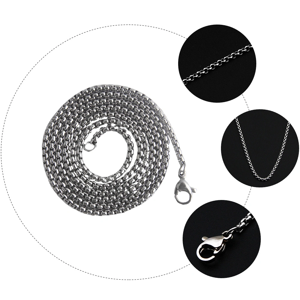 1Pc Simple Style Women Necklace Stainless Steel Necklace Without Pendant