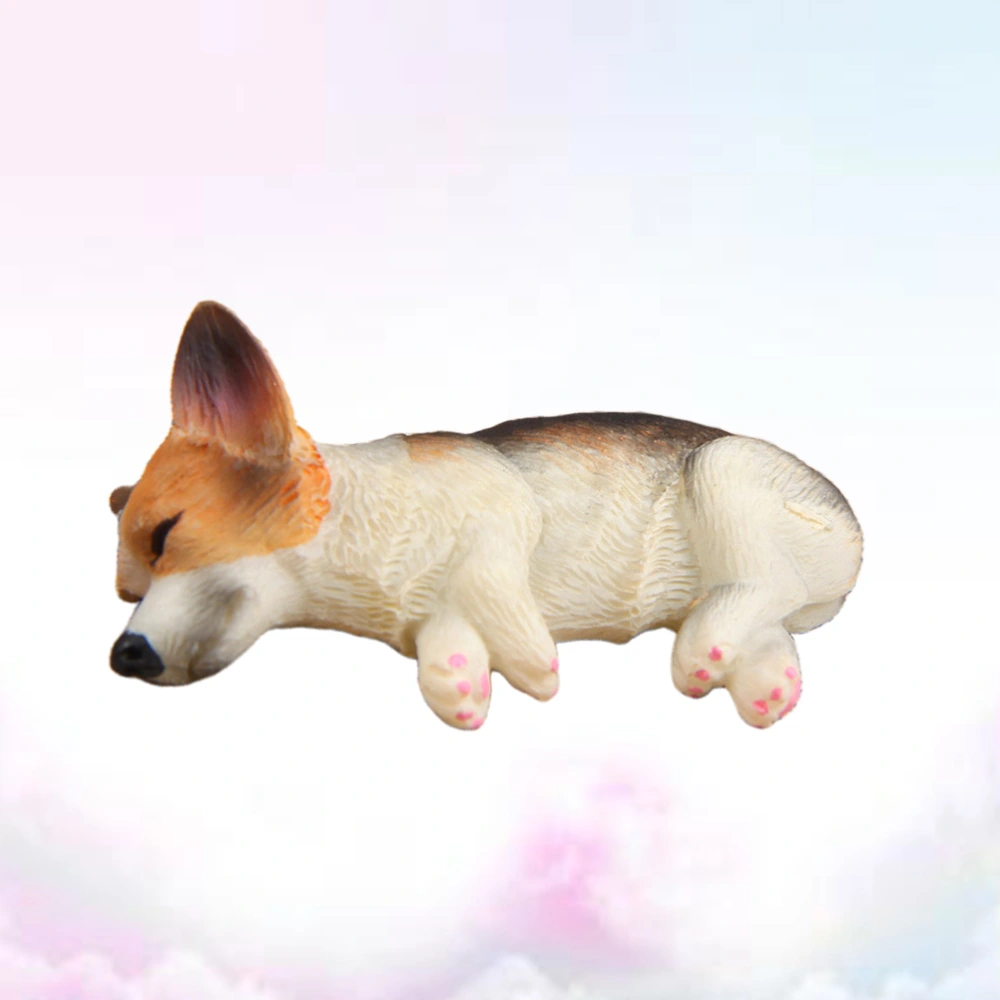 Lying Corgi Shaped Fridge Magnet Cartoon Refrigerator Magnet Decorative Magnetic Stickers