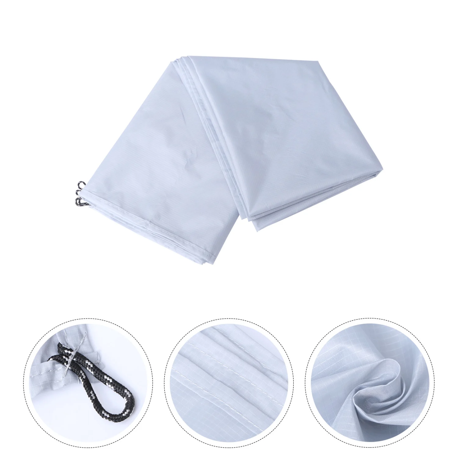 Foldable Picnic Mat Lightweight Ground Pad Waterproof Cushion Multi-Functional Pad for Travel Outdoor(Light Grey, 2 x 1.4m)