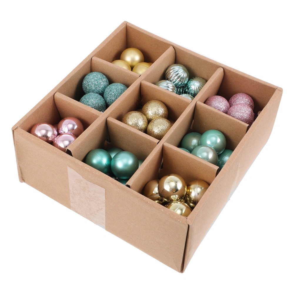 99Pcs Christmas Hanging Ball Pendants Christmas Balls Party Decorations