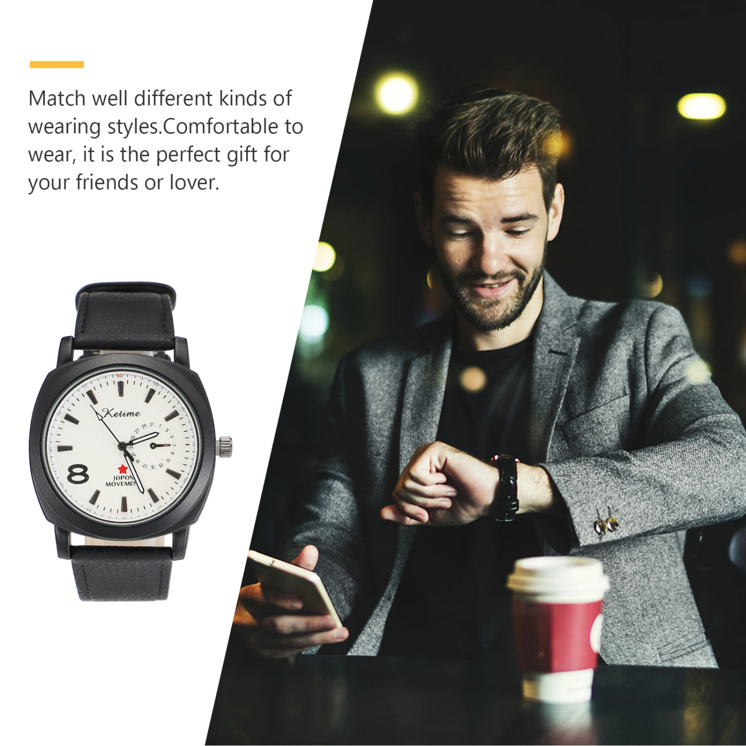 Men Watches Luxury Quartz Watch Men Casual Outdoor Watch Digital Watch