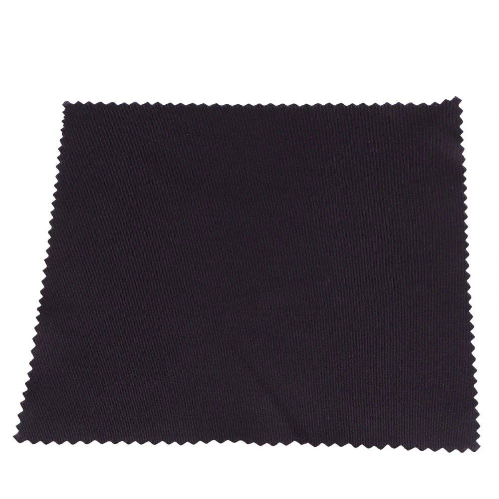 100 Pcs Glasses Cloth Mobile Phone Film Cleaning Cloth Wipe Screen Cloth Double-sided Abrasive Clean Use Cloth (Black)