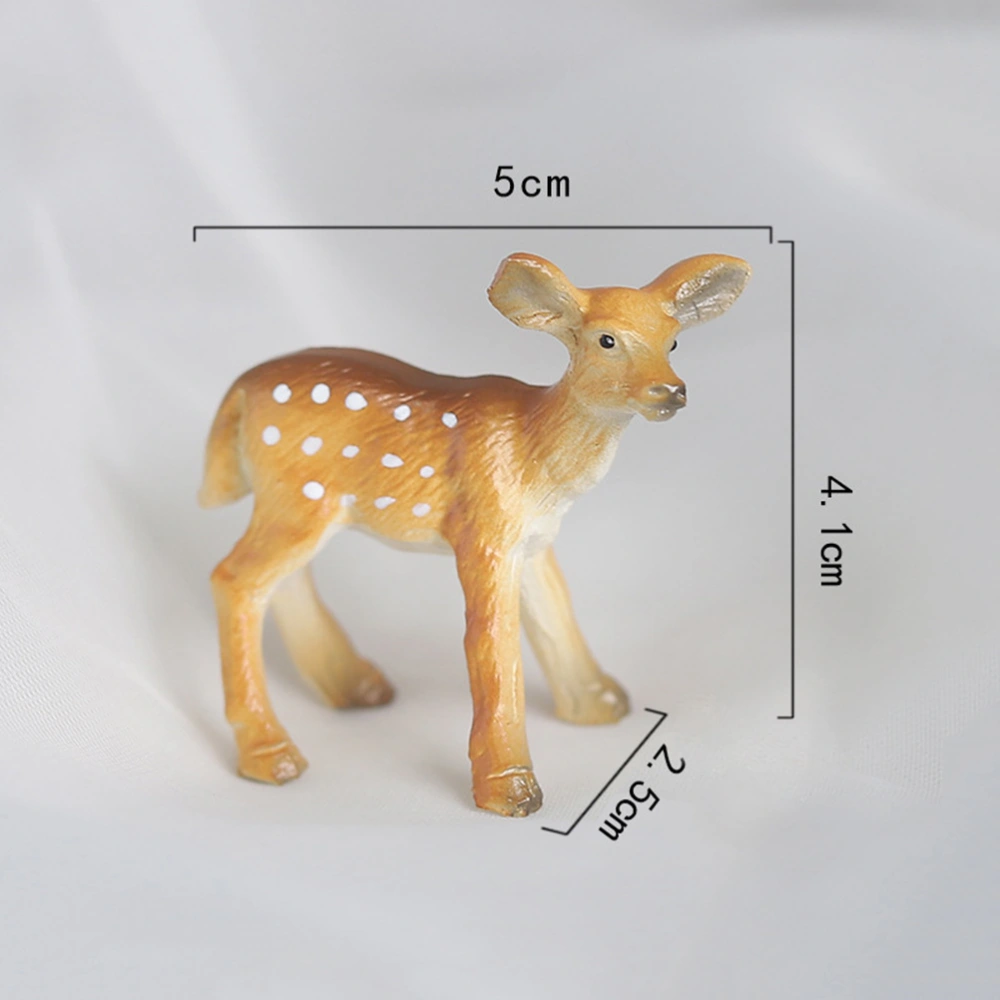 Creative Handmade Deer Small Animal Resin Crafts Ornaments Shooting Props