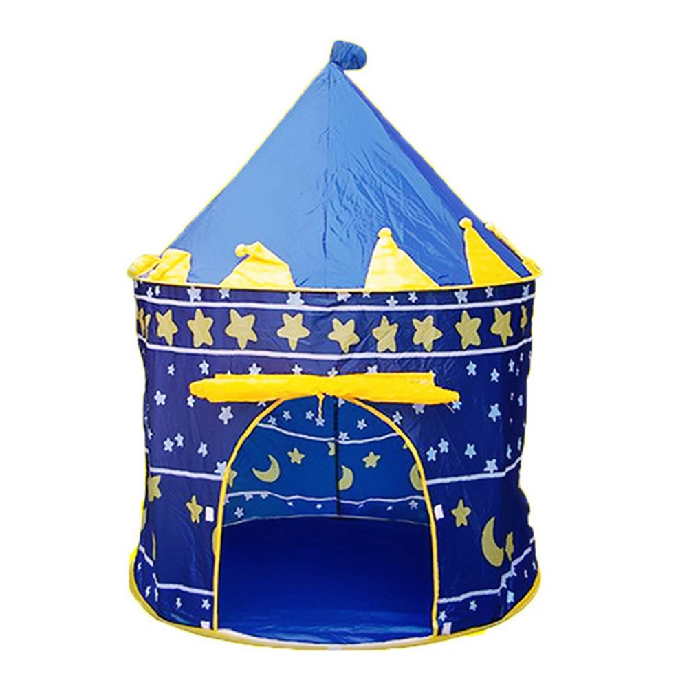 Playhouse Prince and Castle Children Kids Indoor Outdoor Play Tent (Navy Blue)