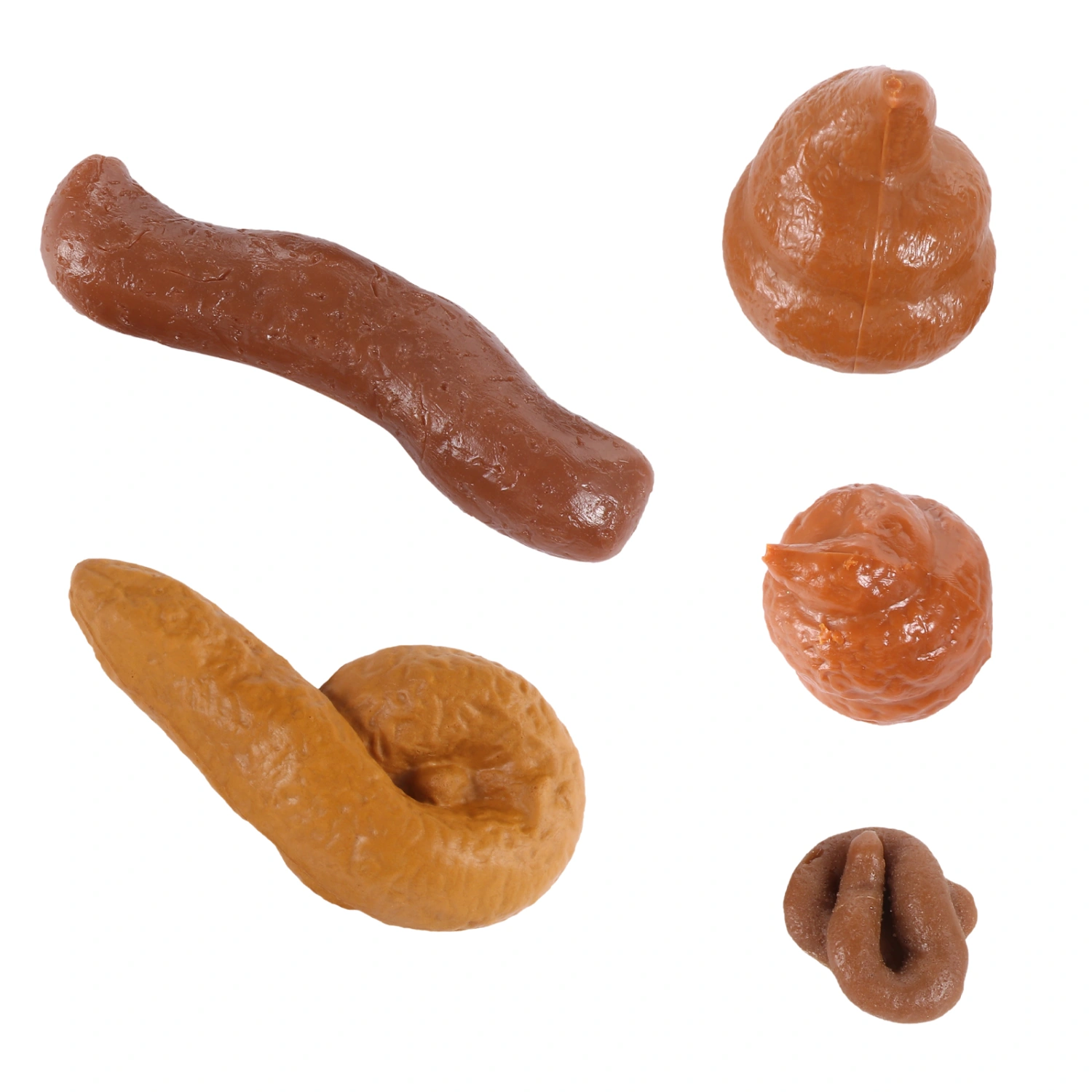 5pcs Realistic Poop Toy Fake Shit Toy Novelty Poop Toy Prank Toy Party Supplies
