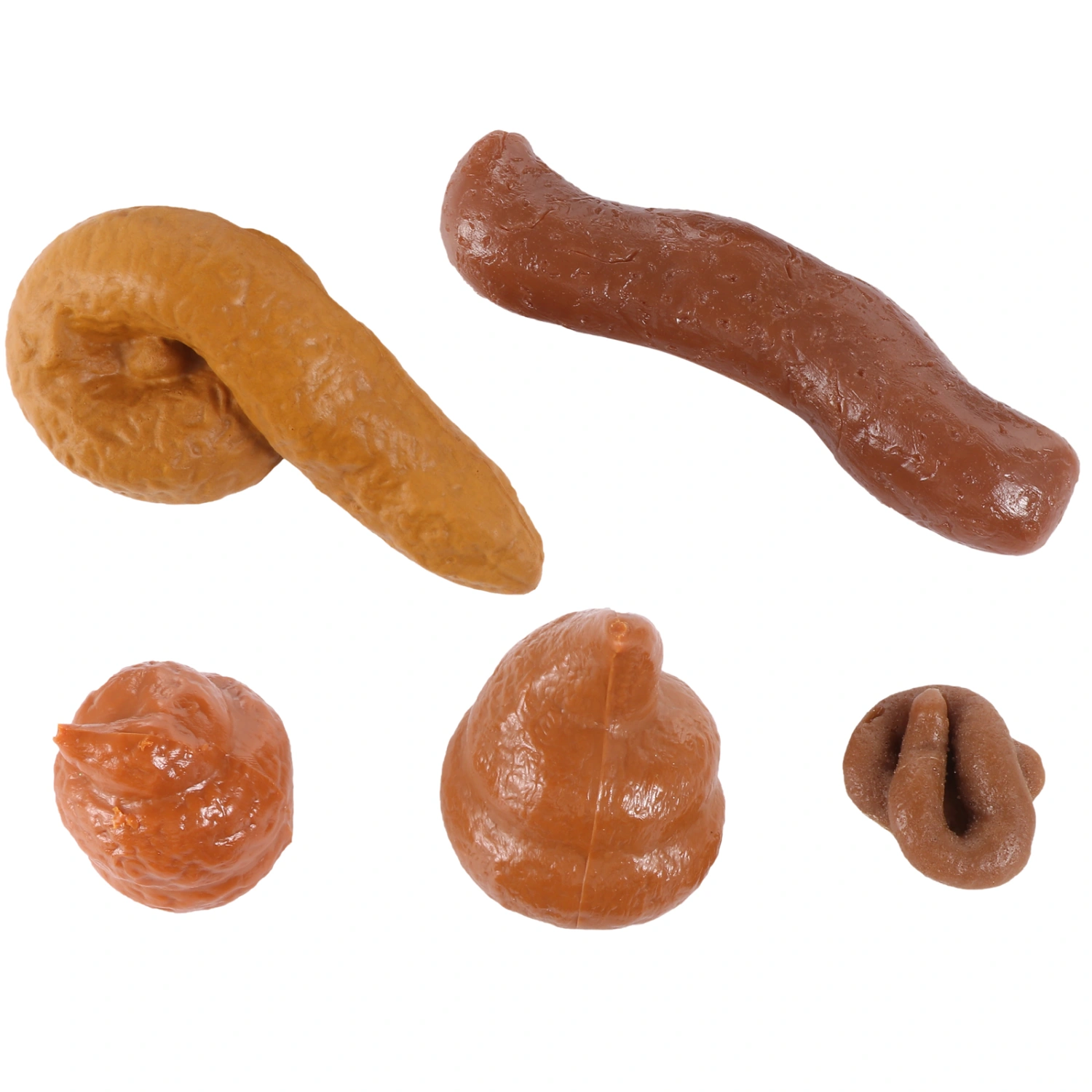 5pcs Realistic Poop Toy Fake Shit Toy Novelty Poop Toy Prank Toy Party Supplies