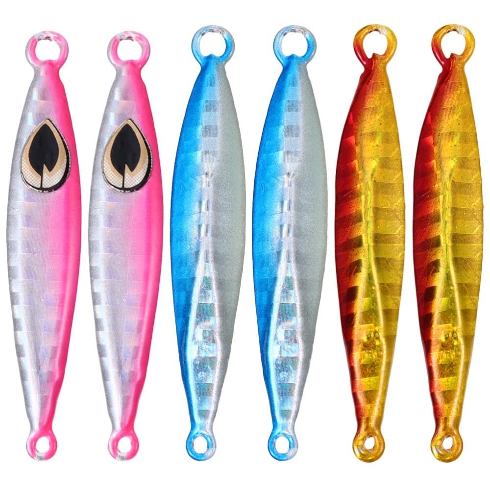 6pcs Fishing Baits Simulation Hard Long Shot Sea Fishing Baits (Random Style)