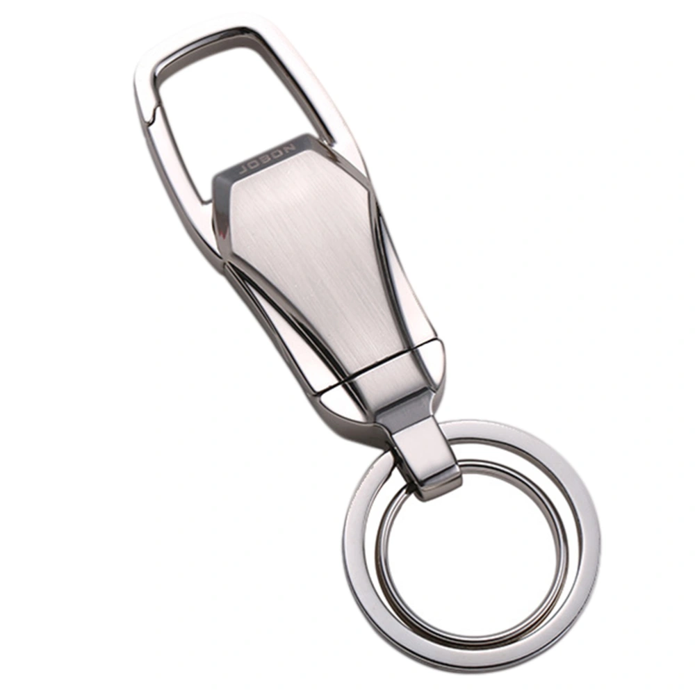 1Pc Portable Man Keychain Phone Bracket Metal Car Key Holder Gift Key Ring