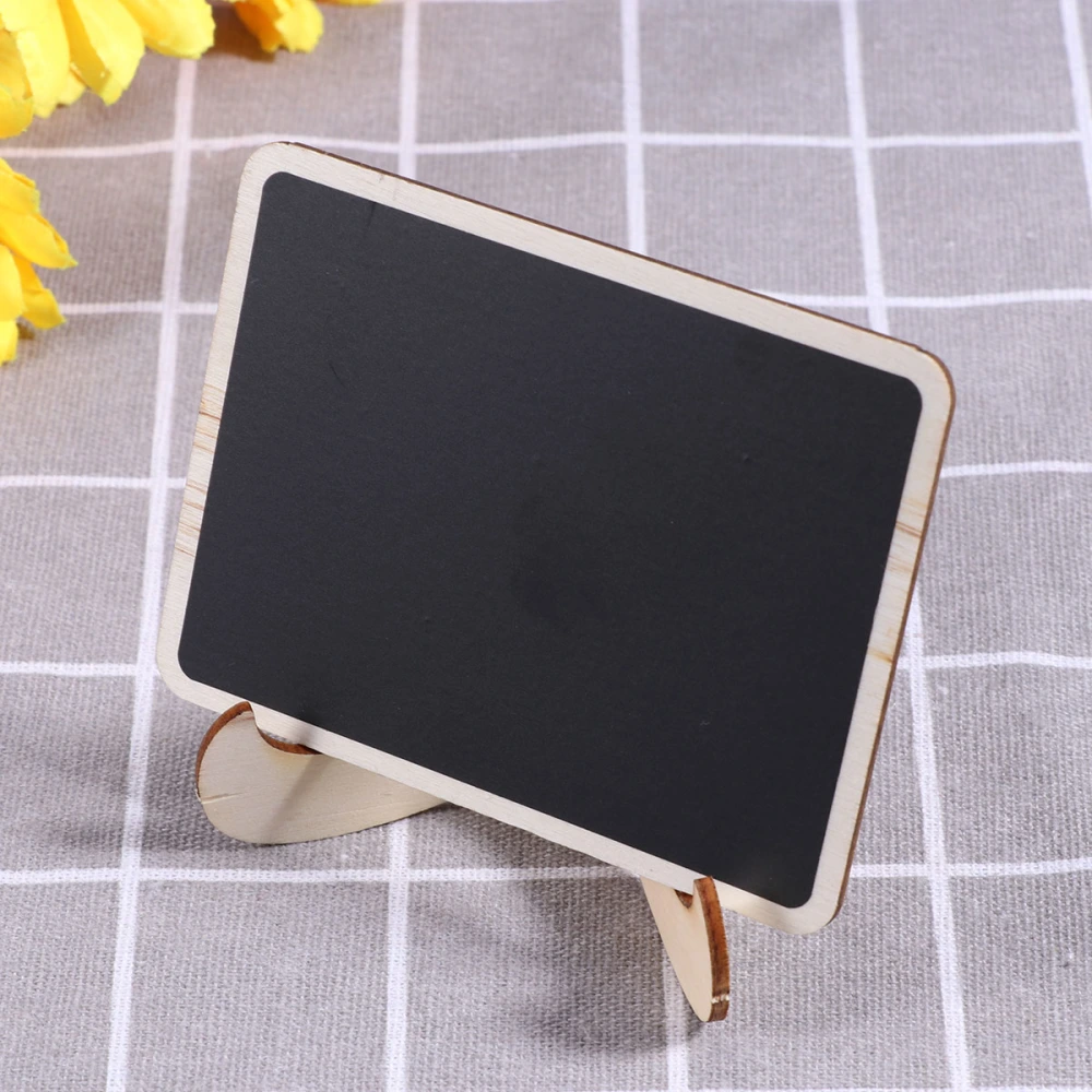 14pcs Mini Chalkboards with Support for Message Board Signs Wedding Dinner Party Table Place Signs - Square