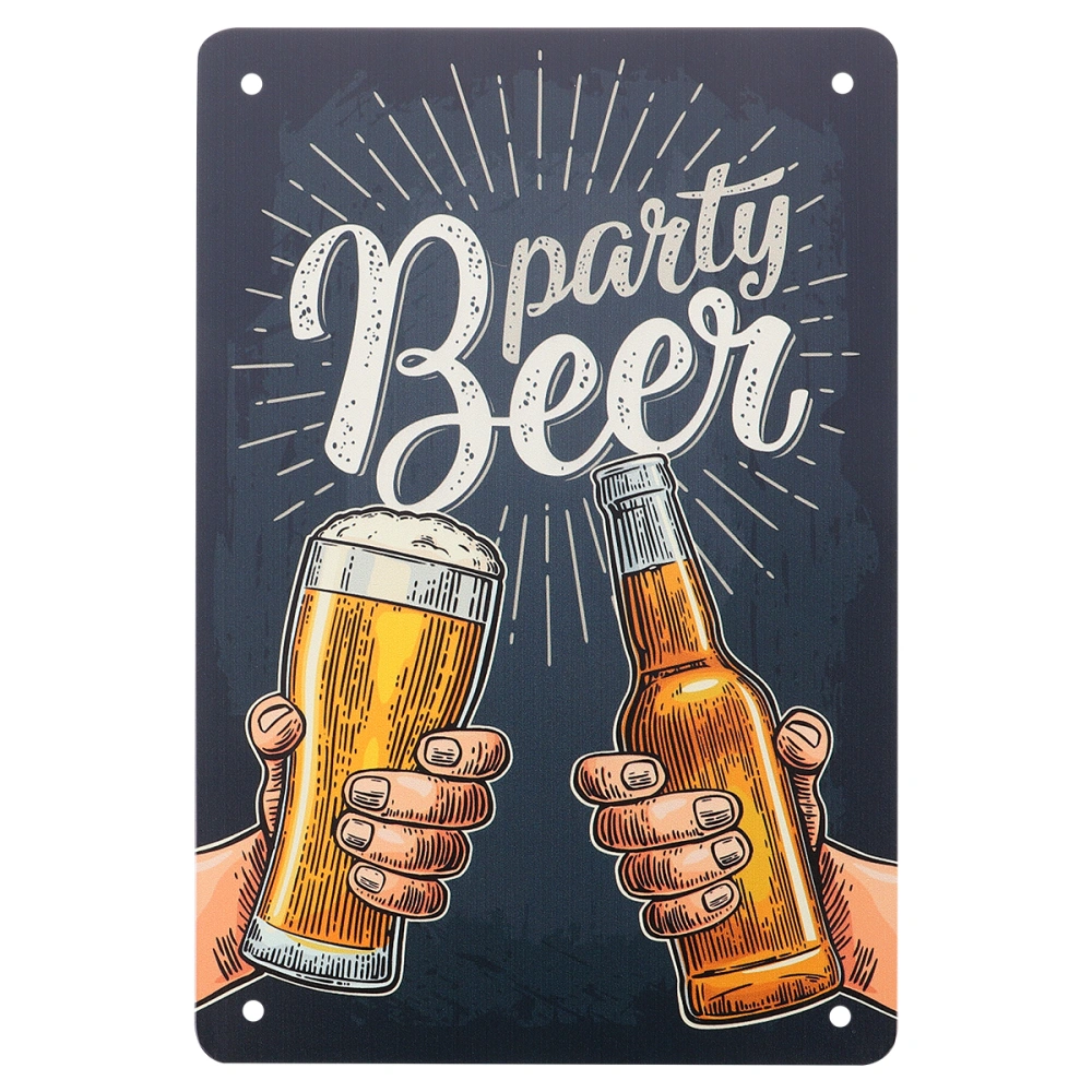 Creative Beer House Metal Sign Bar Wall Decor Iron Sheet Crafts Retro Art Poster