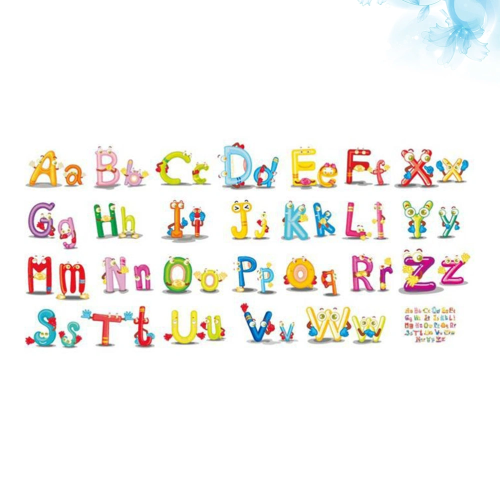 26 Alphabet Letters Sticker Letter Decorative Decals Adhesive Sticker Educational Stickers