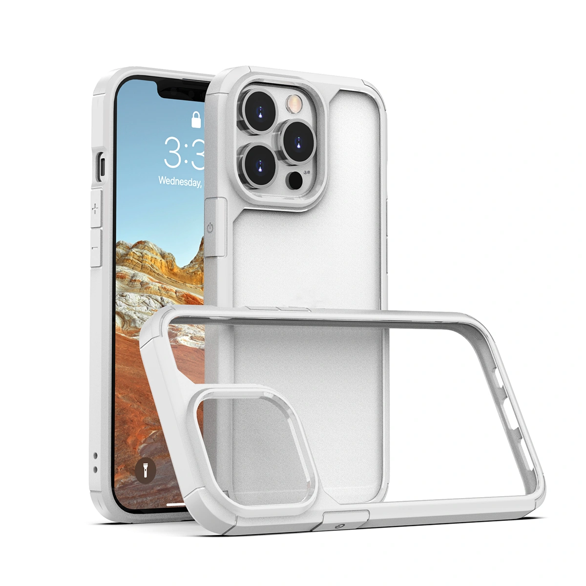 Anti-scratch Phone Shell Thin Slim Phone Case Compatible for iPhone 13 Pro Max