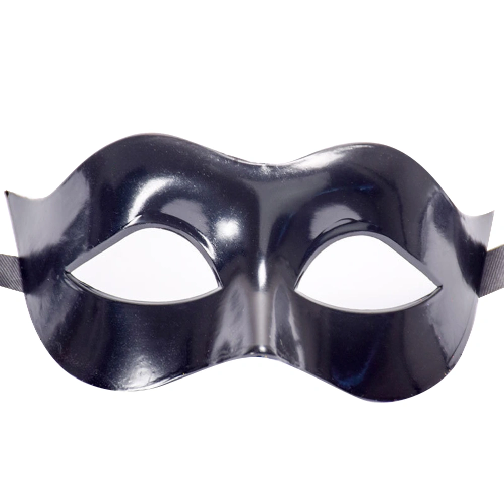 Men Masquerade Costume Ball Half Face Eye Mask Sexy Party Mask (Black)