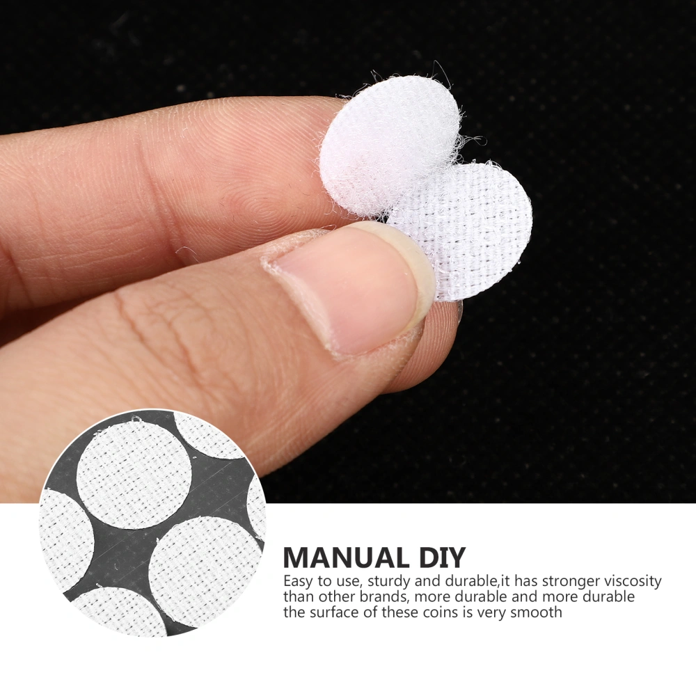 1000 Pairs Self Adhesive Dots Sticky Back Nylon Coins Hook and Loop Dots