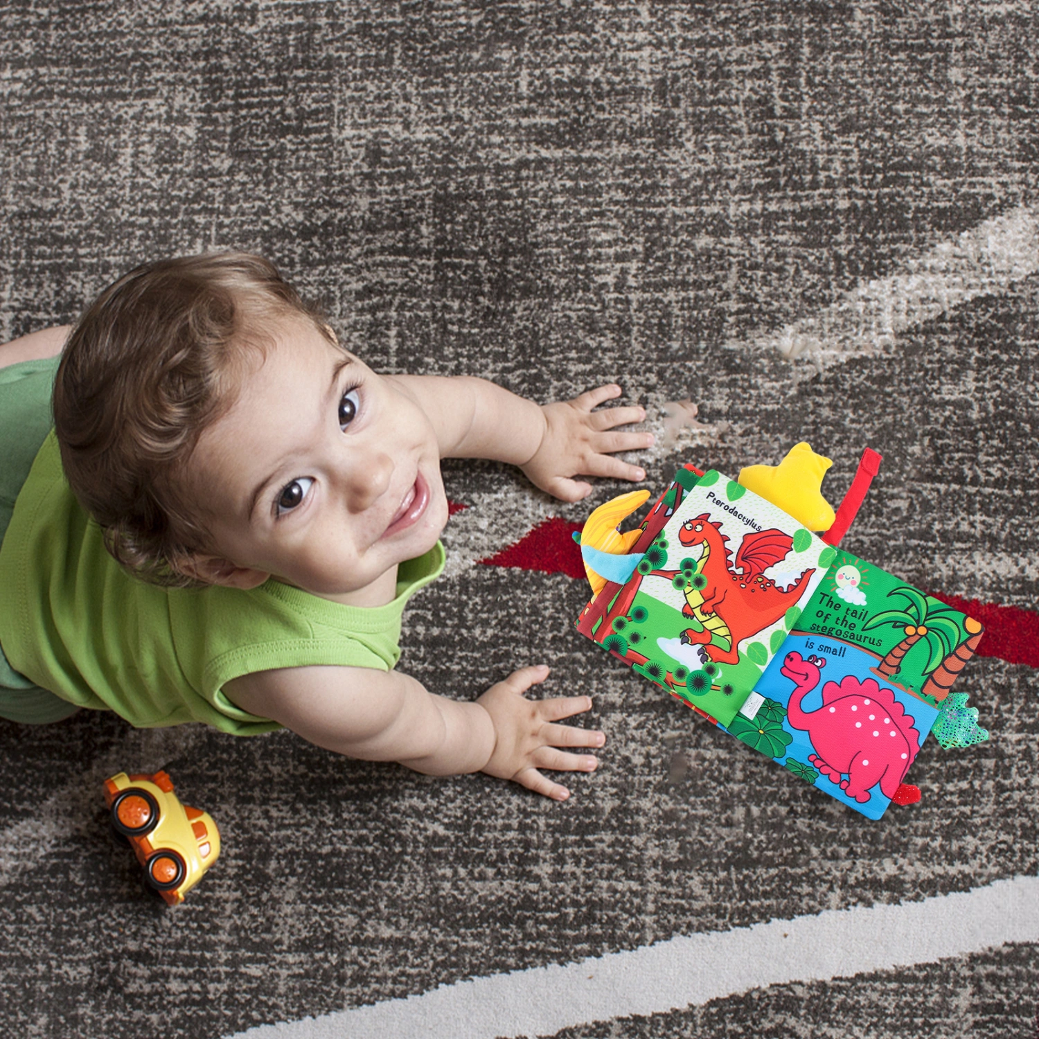 Early Education Dinosaur Cloth Book Premium Cloth Book Safe Cloth Book