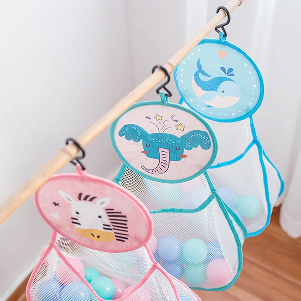 Bath Toy Cartoon Organizer Bag Shower Caddy Bathroom Baby Toy Storage Pouch