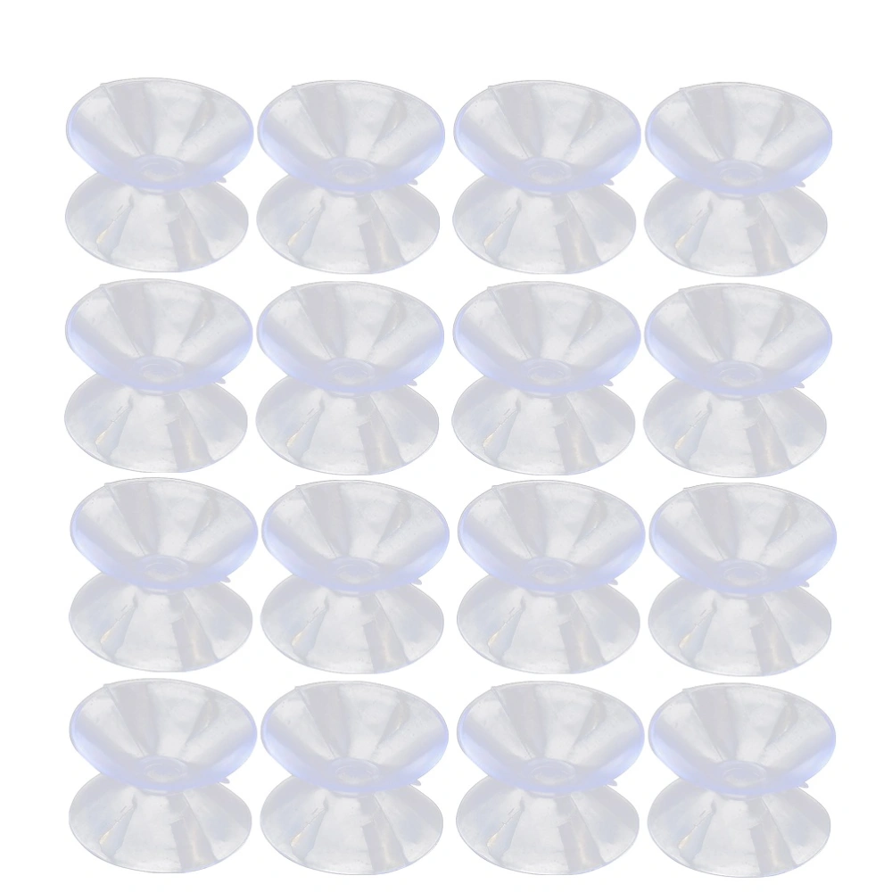 50pcs 3.5CM Transparent Sucker Stick Double-sided Suction Rubber Pads Simple Design Sucker Stick for Home Office Desk Daily Use