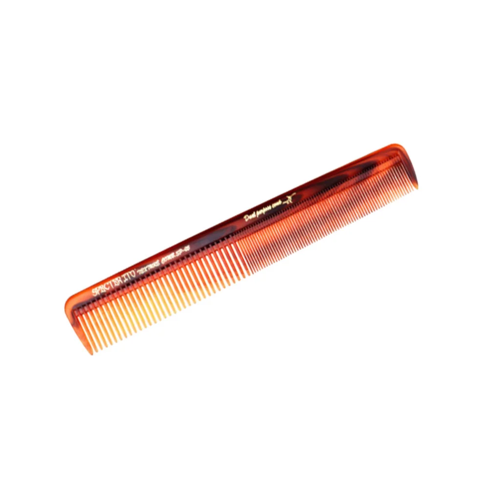 Hand Textured Portable Bang Comb Hair Styling Wide Tooth Groomer Anti-static Hair Comb for Man Woman