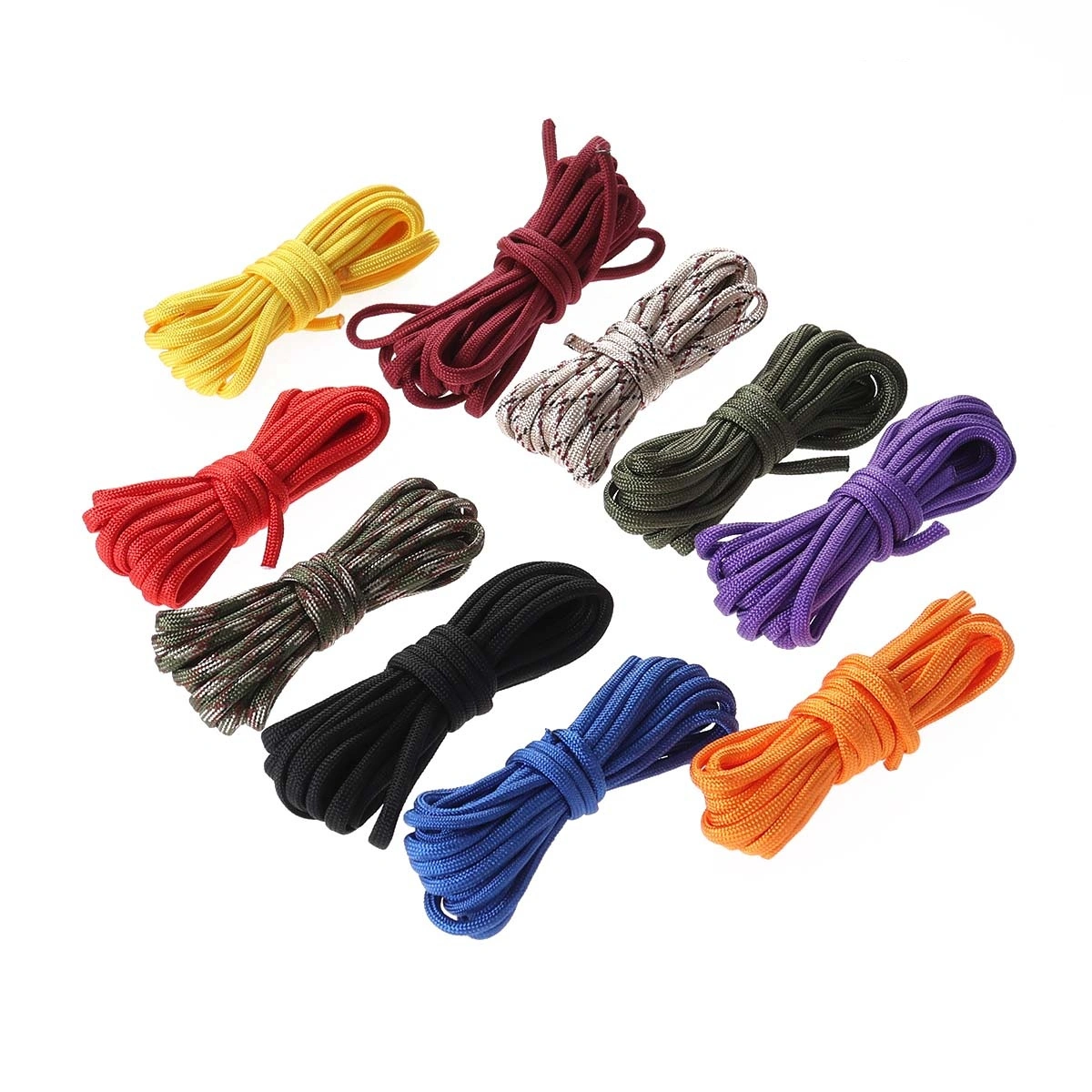 10pcs 3 Meters Length Paracord Climbing Rope Emergency Survival Rope Set