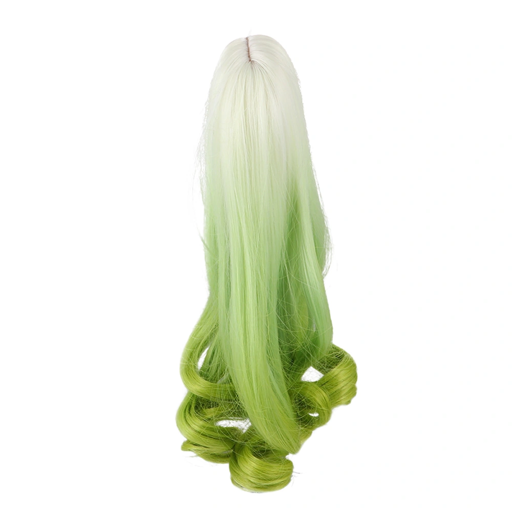 30 cm Doll Wig High-temperature Material Hair Wig Wave Gradient Periwig