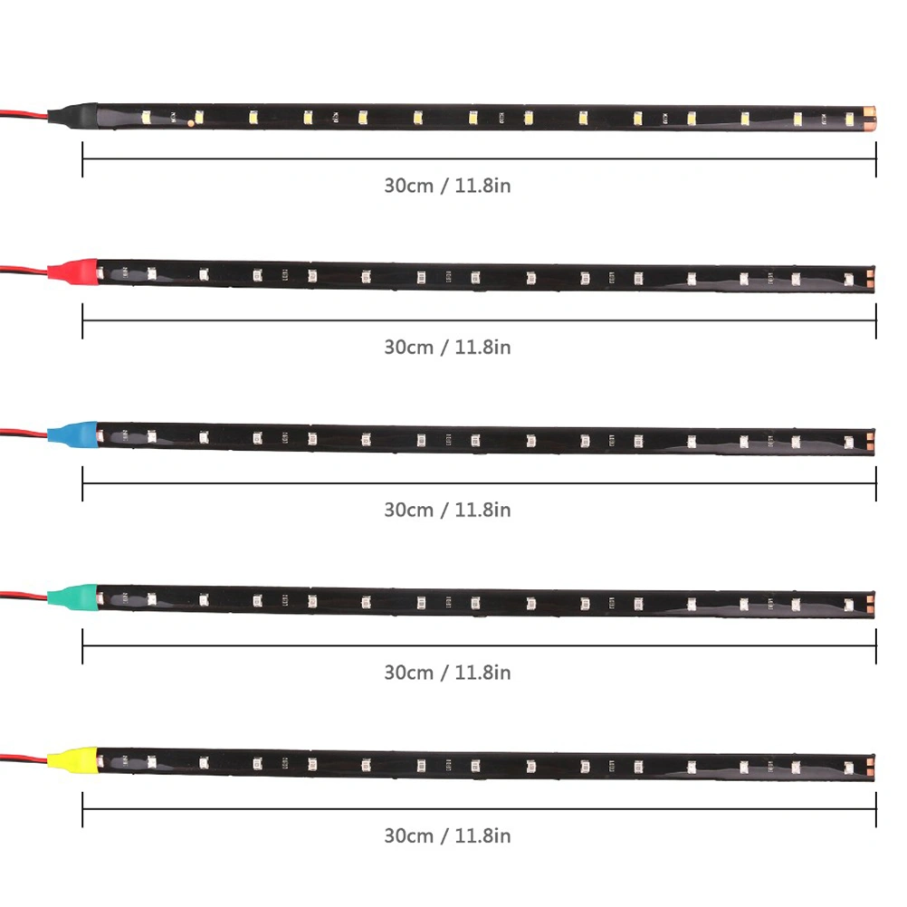 Waterproof 12V 30cm Car Auto Decorative Flexible LED Strip Car LED Daytime Running Light (Blue)