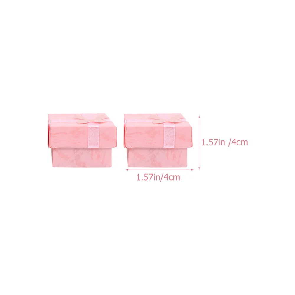 12pcs Jewelry Wrapping Boxes Ring Containers Jewelry Gift Packaging Boxes