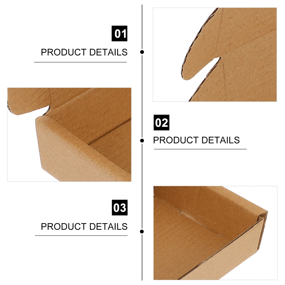 15pcs Universal Moving Boxes Practical Shipping Boxes Corrugated Paper Storage Boxes