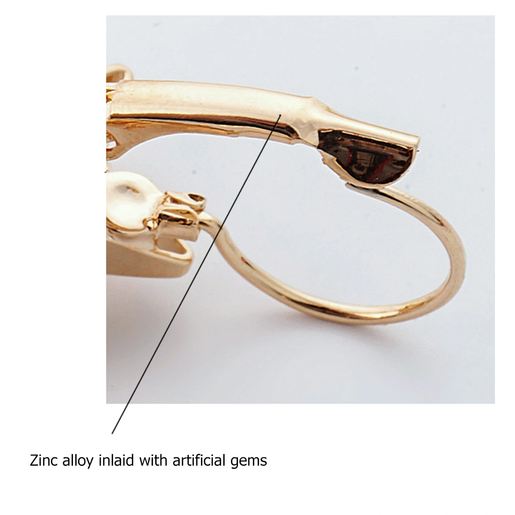 1 Pair Exquisite Rhinestone Earrings Simple Fashion Five-Pointed Star Ear Studs Charming Ear Jewelry for Women Ladies