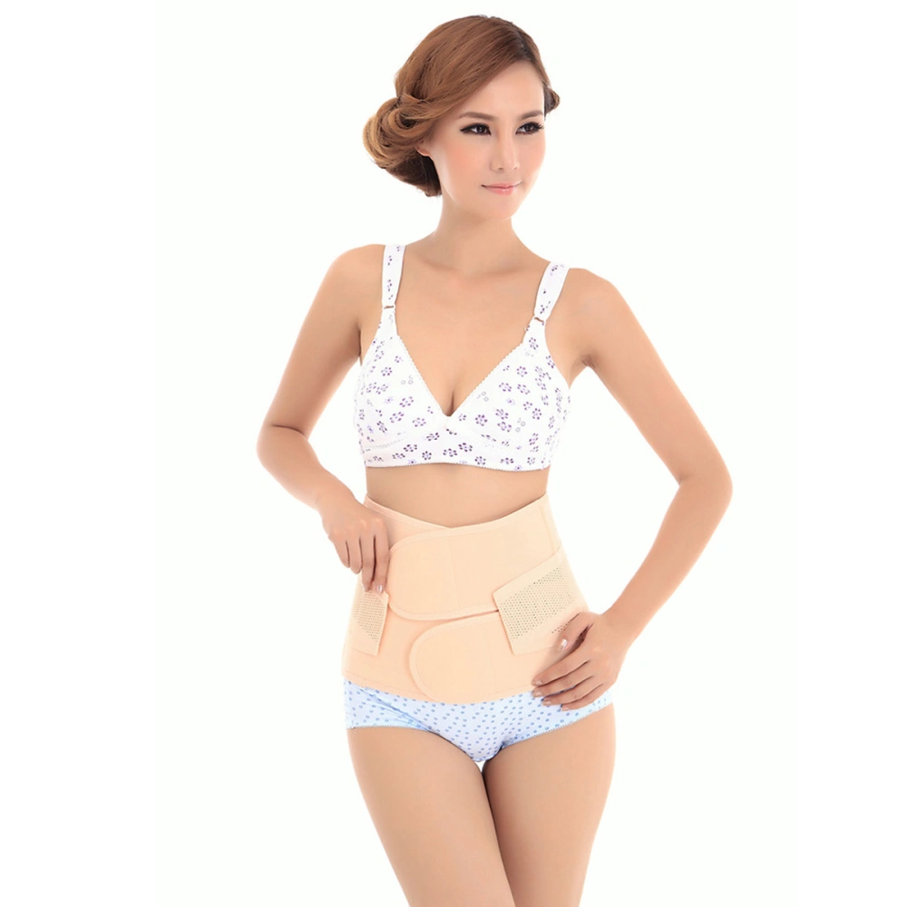 Breathable Elastic Postpartum Postnatal Recovery Support Girdle Belt Belly Waist Slimming Shaper Band - Size S