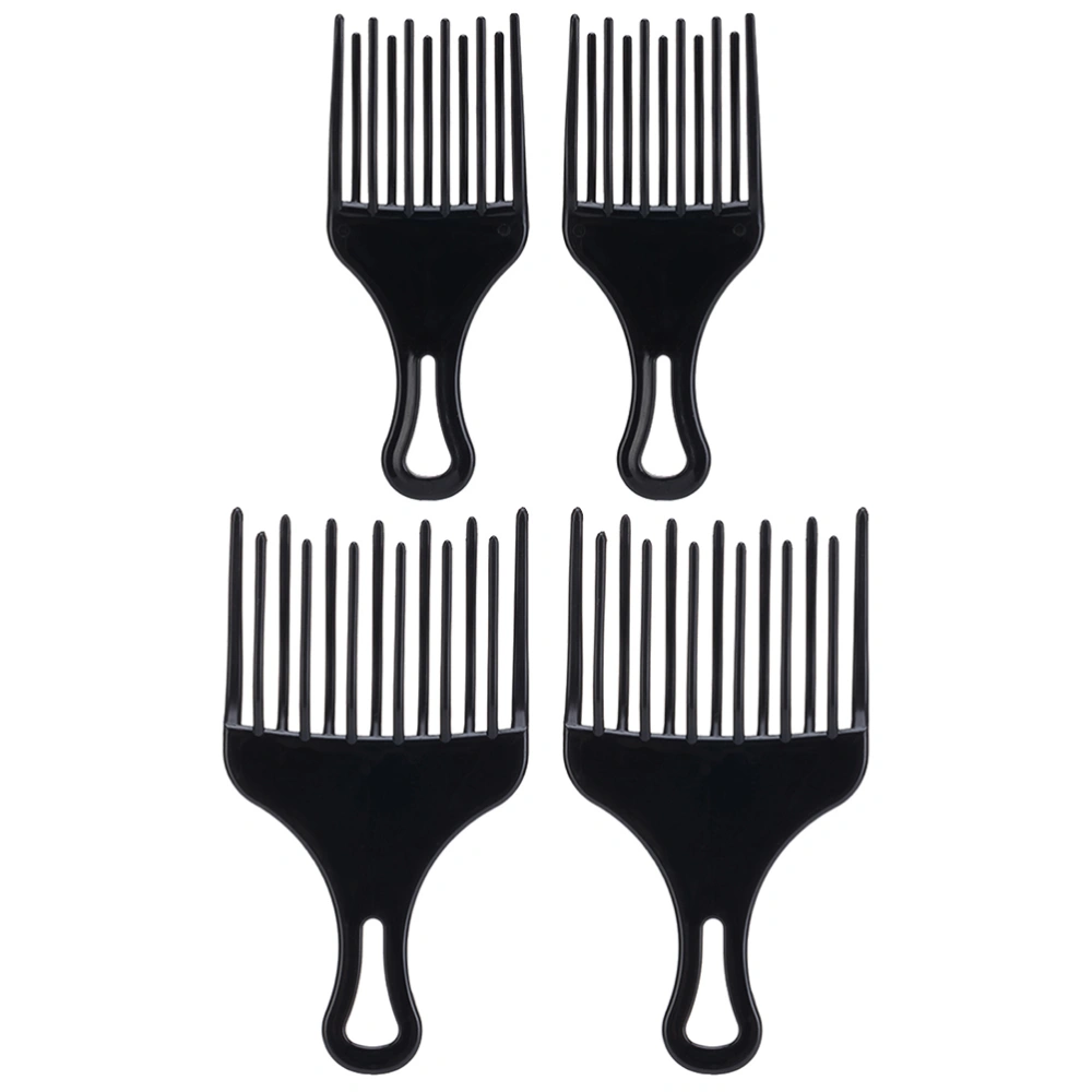 4pcs Hair Pick Comb Detangle Wig Braid Pick Hair Lift Comb Hair Styling Comb