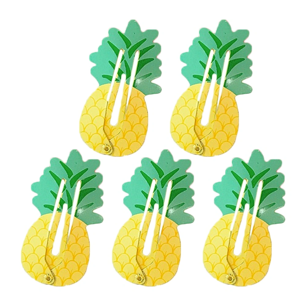 10 Pcs Baby Girls Hair Clips Small Pineapple Hairpins Lovely Hair Accessories for Kids Baby Girls